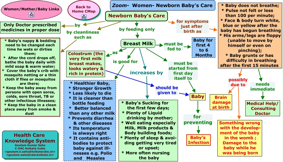 concept map for newborn baby Zoom Women Newborn Baby S Care Html concept map for newborn baby